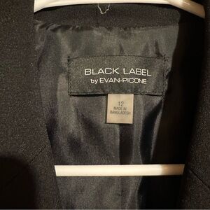 Classic black blazer sz 12